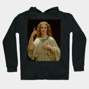 Pensez A Dieu by Hugues Merle Hoodie